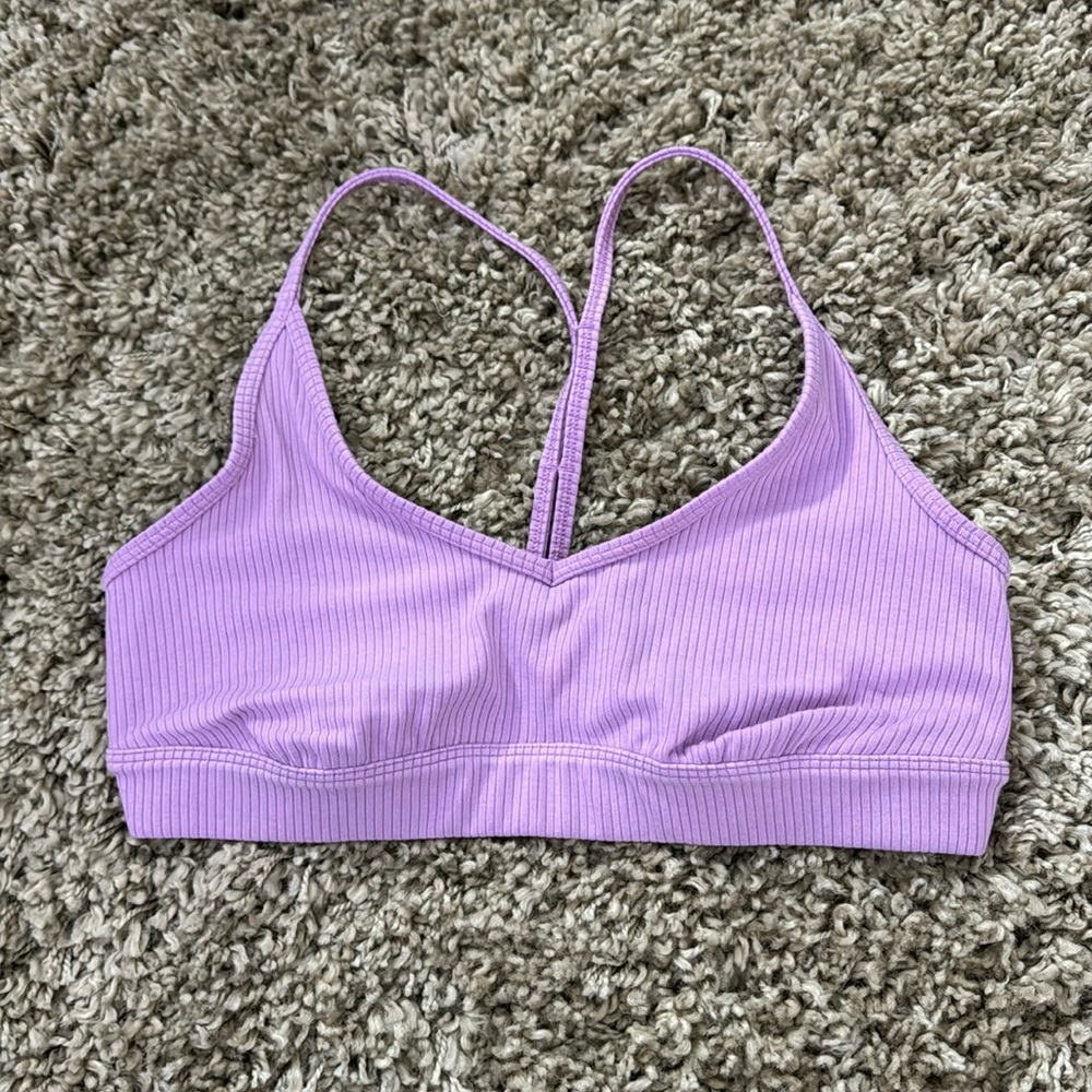 Alo Yoga blissful sports bra, purple, M
